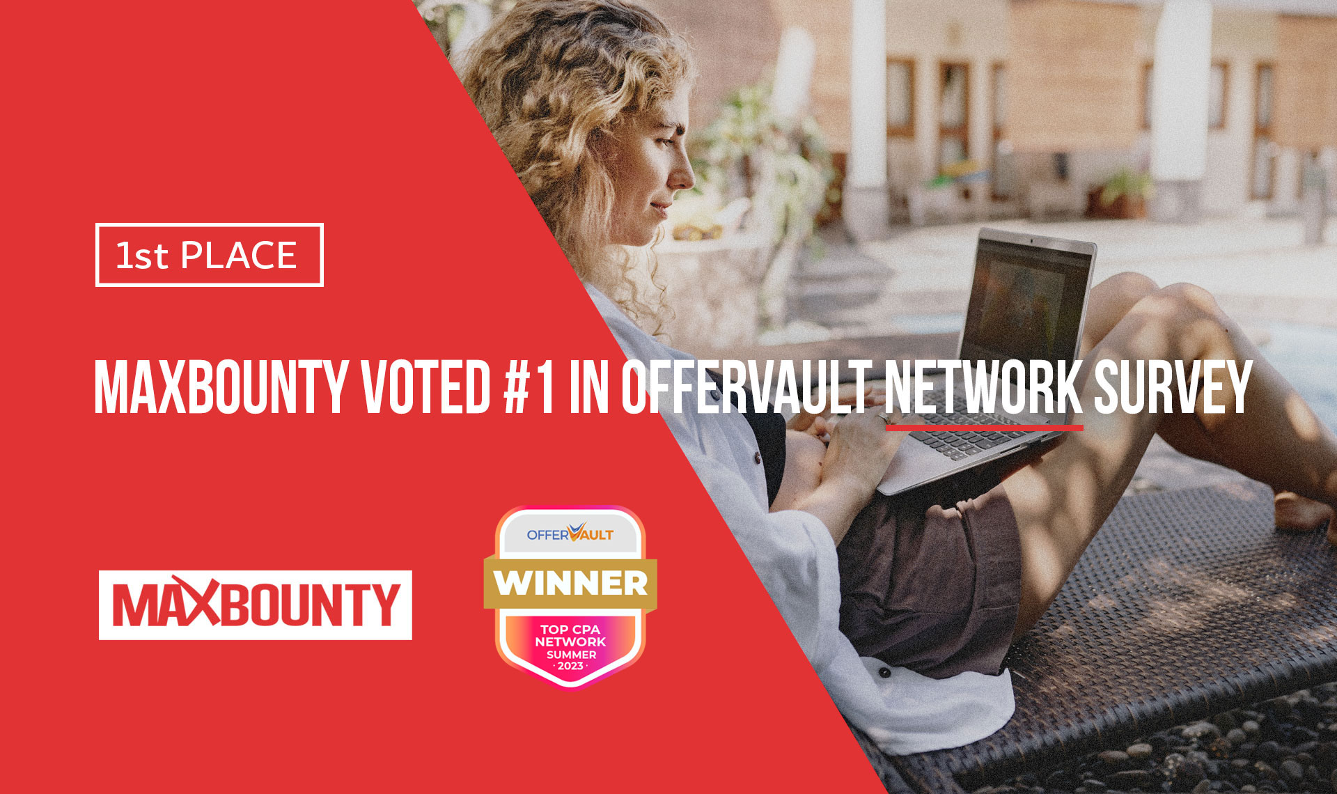 MaxBounty Voted #1 CPA Network for 4th Time in OfferVault's Summer 2023 Survey